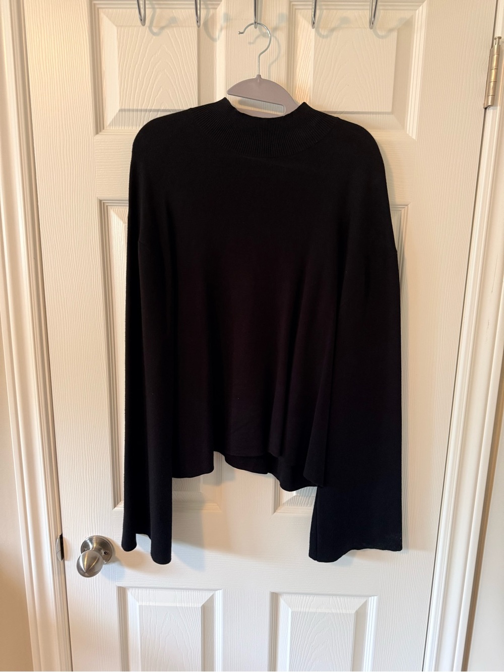 Dynamite Black Mock Neck Sweater